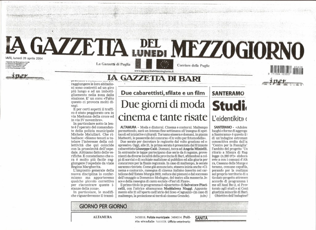 Rassegna stampa Giusepps